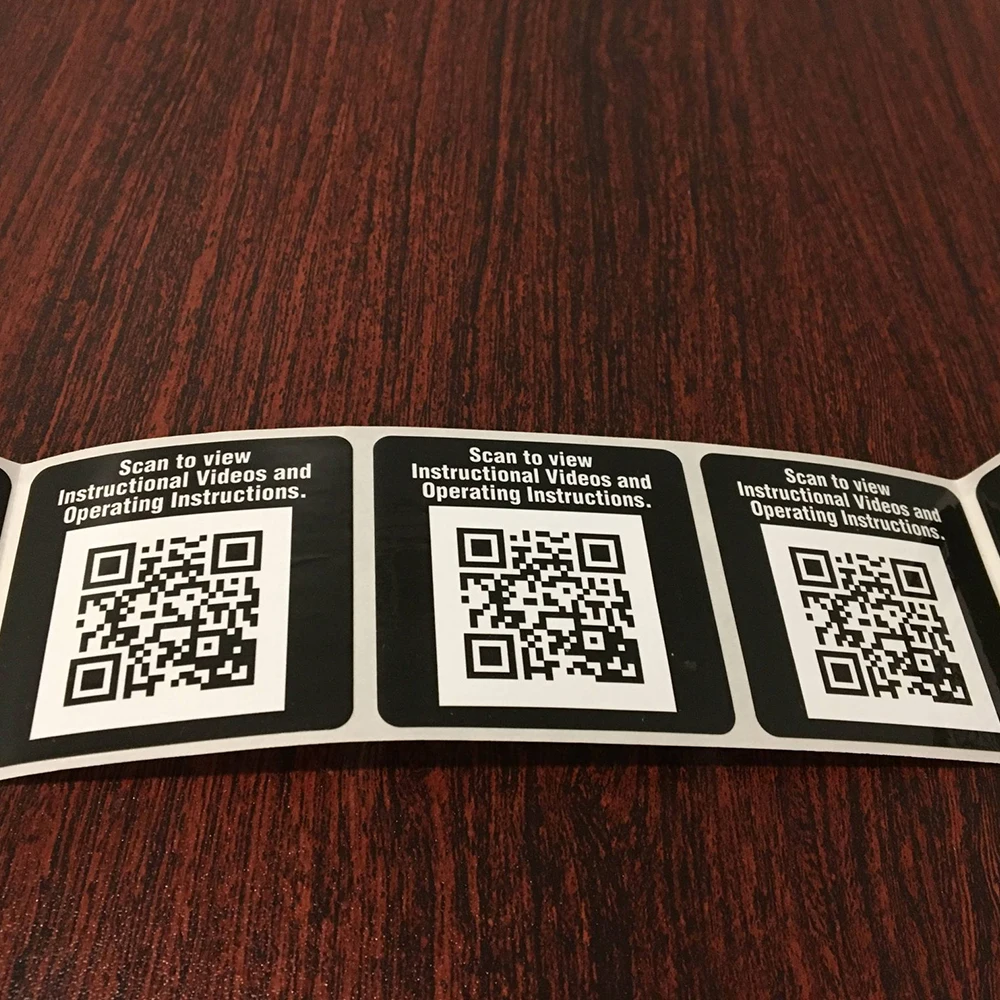 High Quality Metal Aluminum Punch Label Qr Code Serial Number Label for Laser Engraving Metal Tag