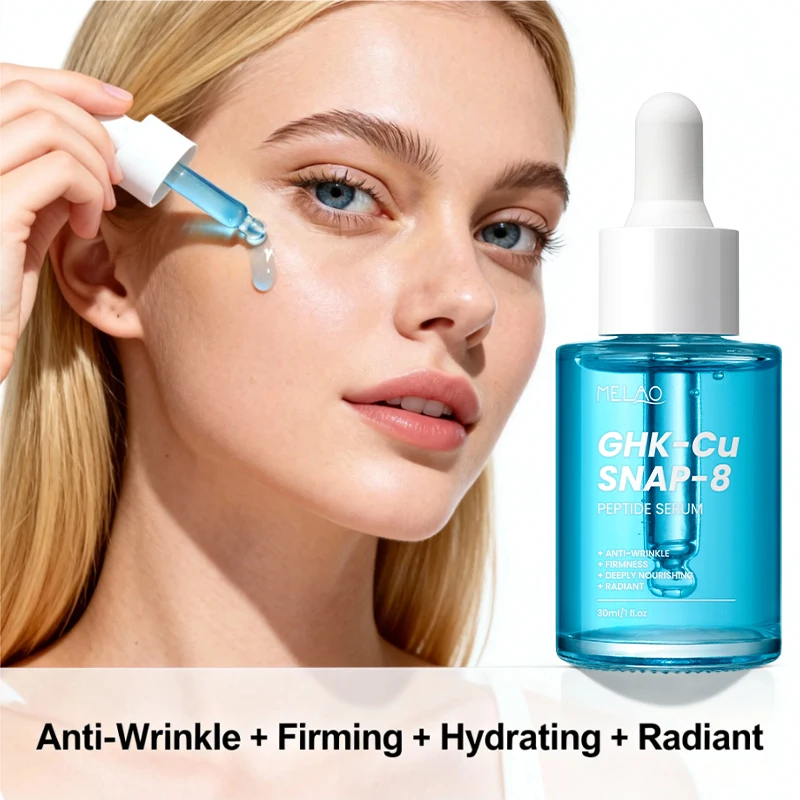 Private Label Copper Peptide Serum | Anti-Wrinkle Hyaluronic Acid for Face  & Neck