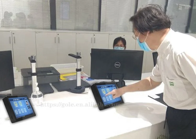 Z8350 WIFI 6000 мА · ч размер ладони Мини компьютер 8 дюймов все в одном бизнес Компьютеры безвентиляторный мини ПК промышленный планшет