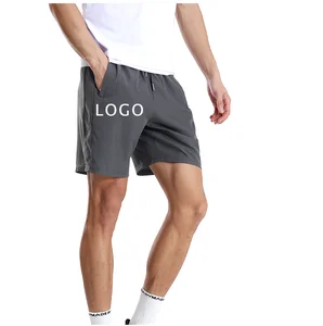Men's Summer Gym Shorts Quick-Drying Elastic Waist Athletic Workout Pants for Sports & Running Customizable Logo Active Bottoms