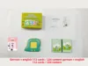 Pequeño Dinosaurio 112 tarjetas 224 contenidos + Alemán +