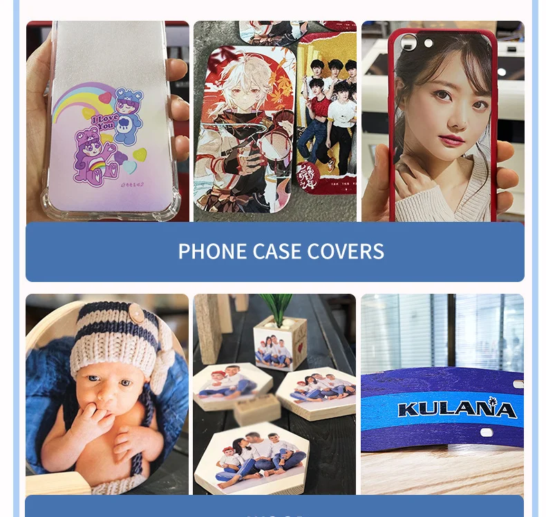DOMSEM New XP600 Small Desktop Digital A4 Uv Flatbed Mobile Cover Printer Phone Case Printing Machine UV PrinterS