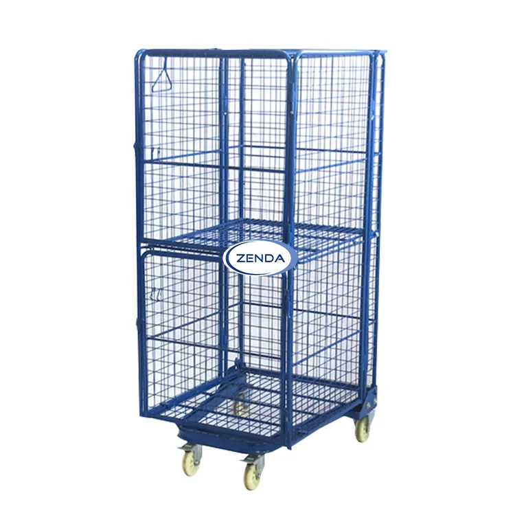 Safety Slots 340kg Basket 16*6cm Cage Forklift Access Platform 86*86cm 