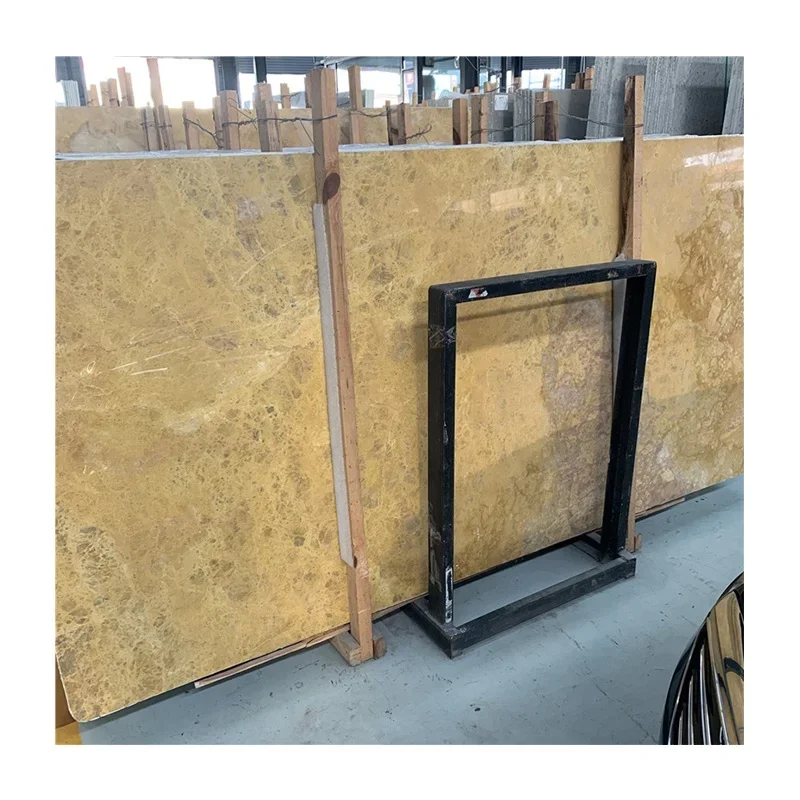 Good Price Golden Marble Slab For Interior Floor And Wall Decor Golden Vein Marble Countertop And Table Top