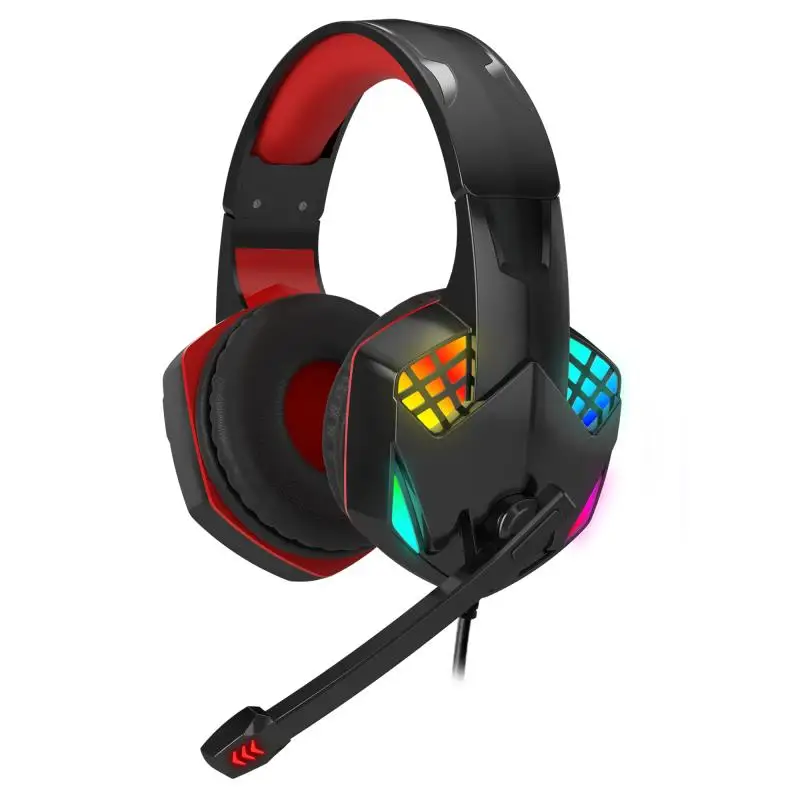 2021 Hot Noise Cancelling Headset Game With Mic Led Light Gaming For Ps4 Gaming - Buy Headset Game With Mic,Led Light Gaming Headset,For Ps4 Gaming Headphones on Alibaba.com