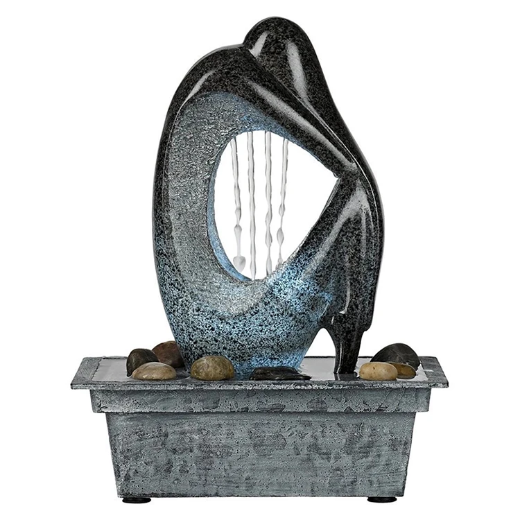 Modern Led Light Indoor Tabletop Fountain Tabletop Water Water Fountain Indoor Indoor Fountain