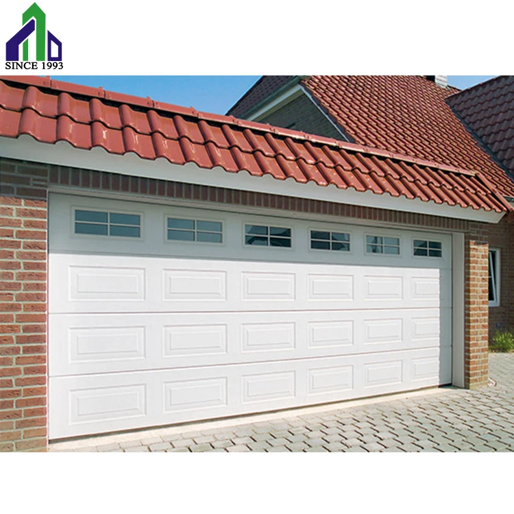 Electrical Front Double Door Design Two Car Garage Doors With CE Cert