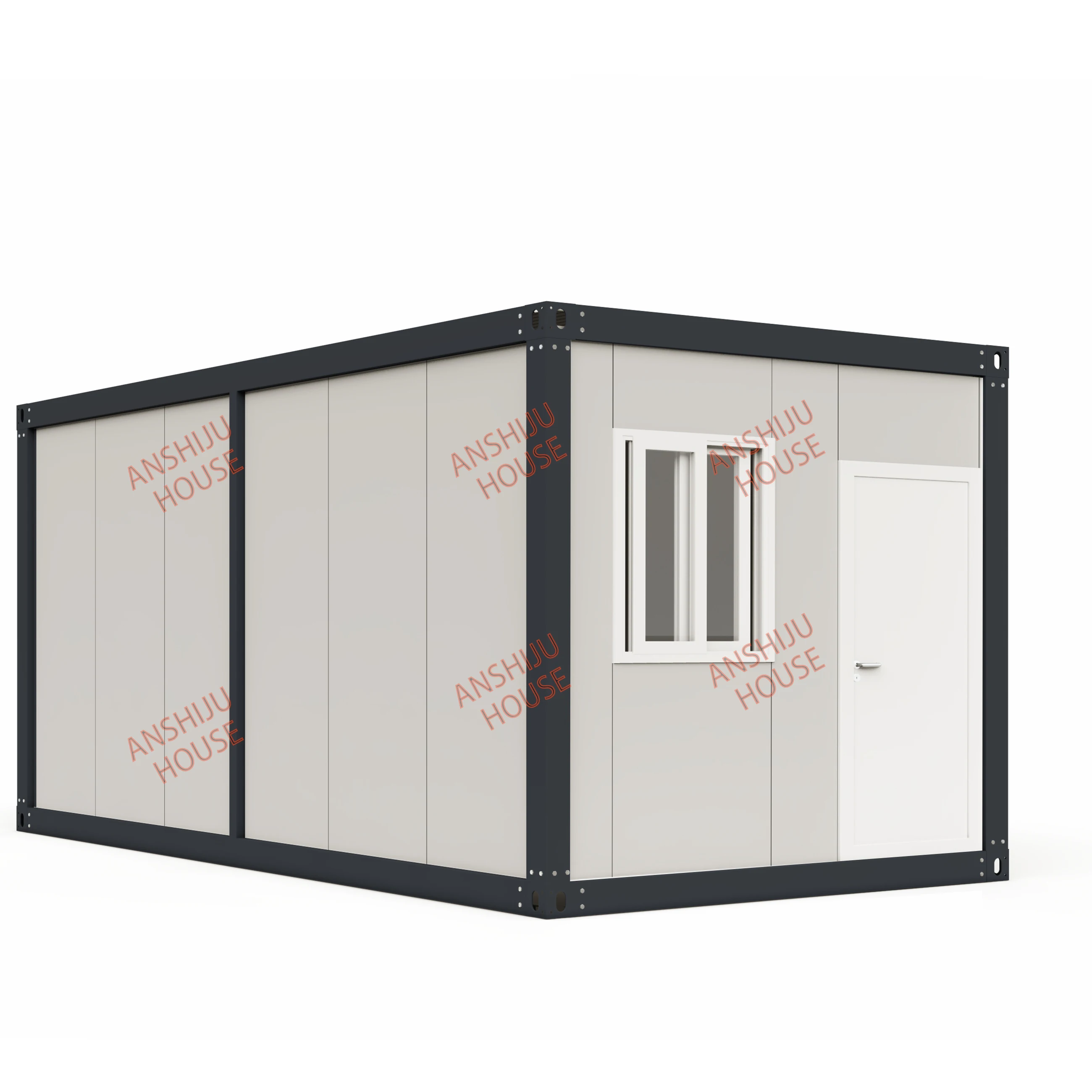 New Arrival 20ft Container Mobile Home Kitchen Bathroom Office Building Application Sandwich Panel Material Container House