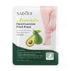 Masque pour les pieds à l'avocat