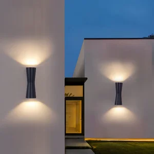 IP65 Aluminum Waterproof Outdoor LED Wall Light for Garden with 3000K Warm White 85 CRI 50000 Hours Lifespan