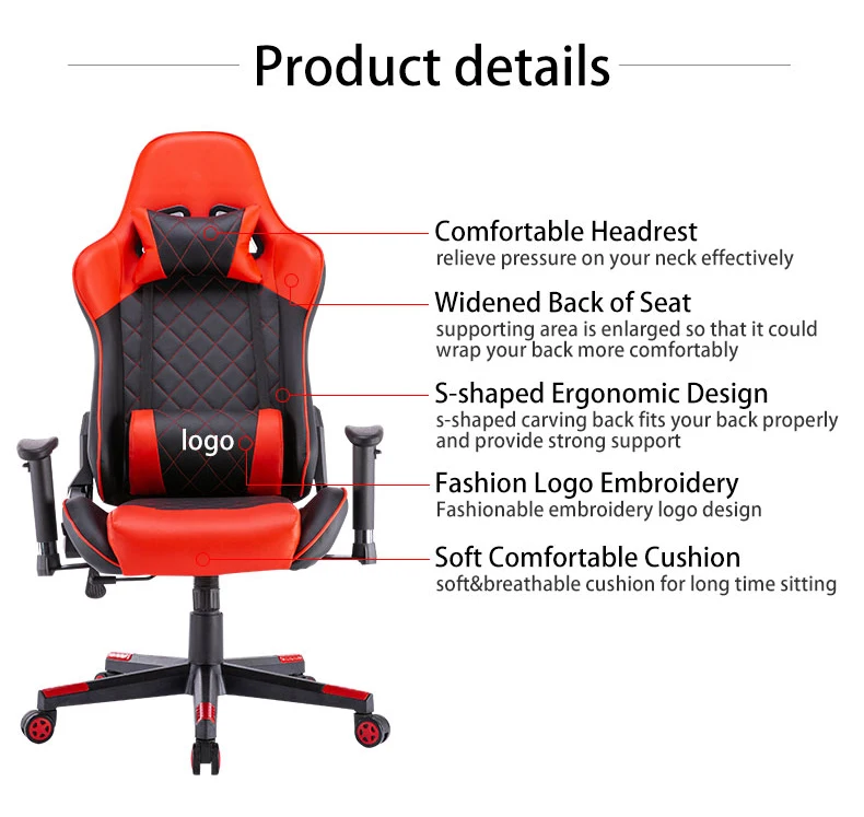 2021 New Pu Leather Ergonomic Gaming Chairs Esport Racing Chair Buy New Chair Gaming,Gaming