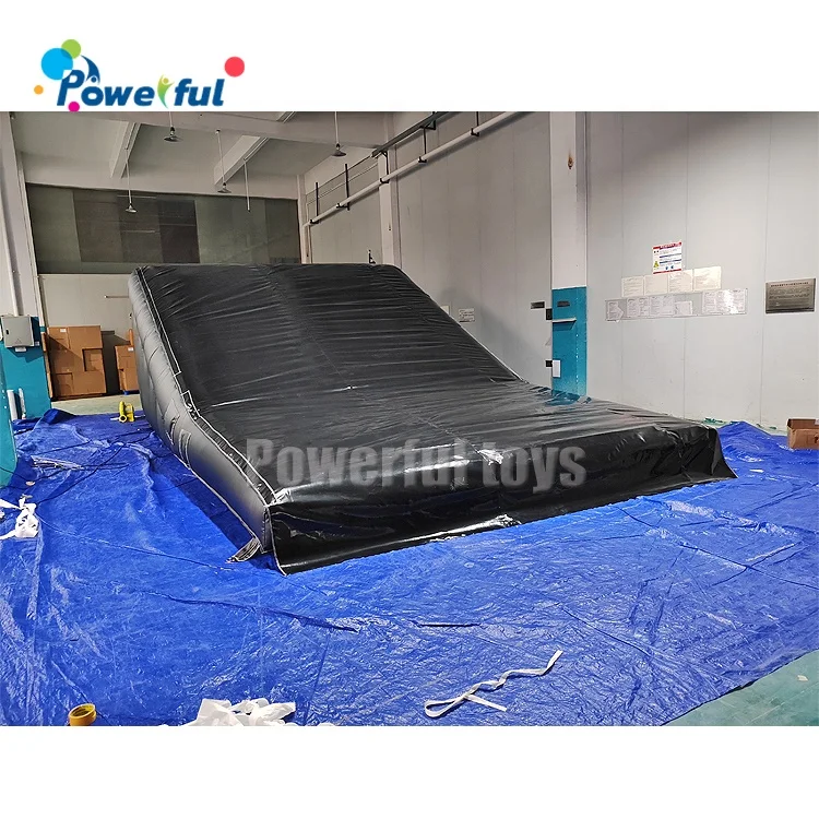 Customized Size MTB Slope Style Inflatable Jumping Air Bag Inflatable FMX BMX Airbag Ramp