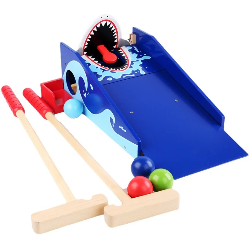 New Arrival 2023 Fun Game for All Ages Wooden Croquet Balls Set Manufacturer Wooden Gate Ball Game for Kids