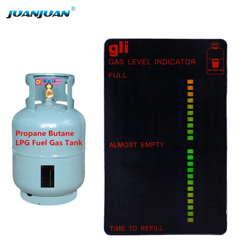 Propane Butane LPG Gas Level Indicator Reusable Magnetic Gauge Caravan Bottles U 