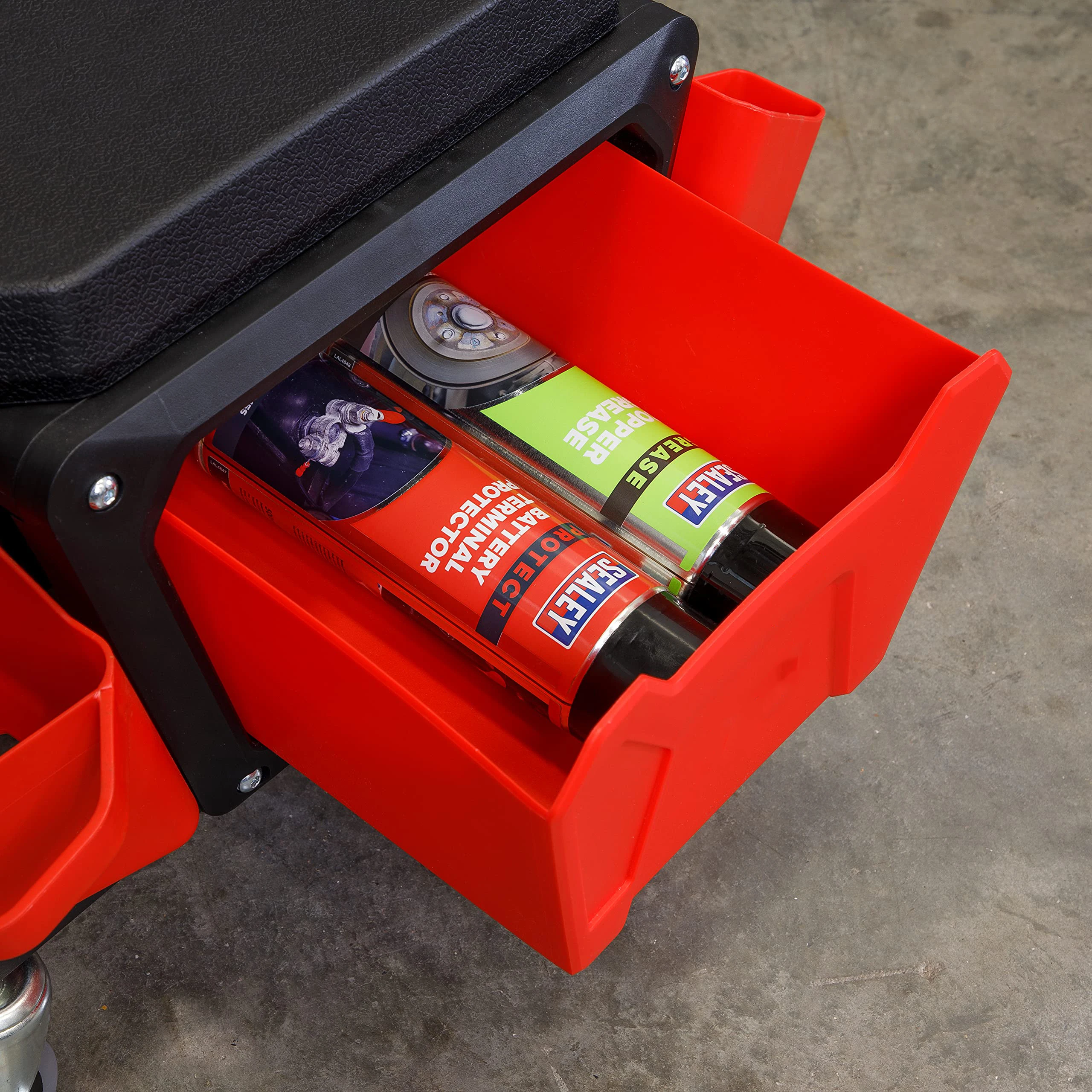 Mechanic Detailing Utility Seat Heavy Duty Car Detailing Creeper Seat