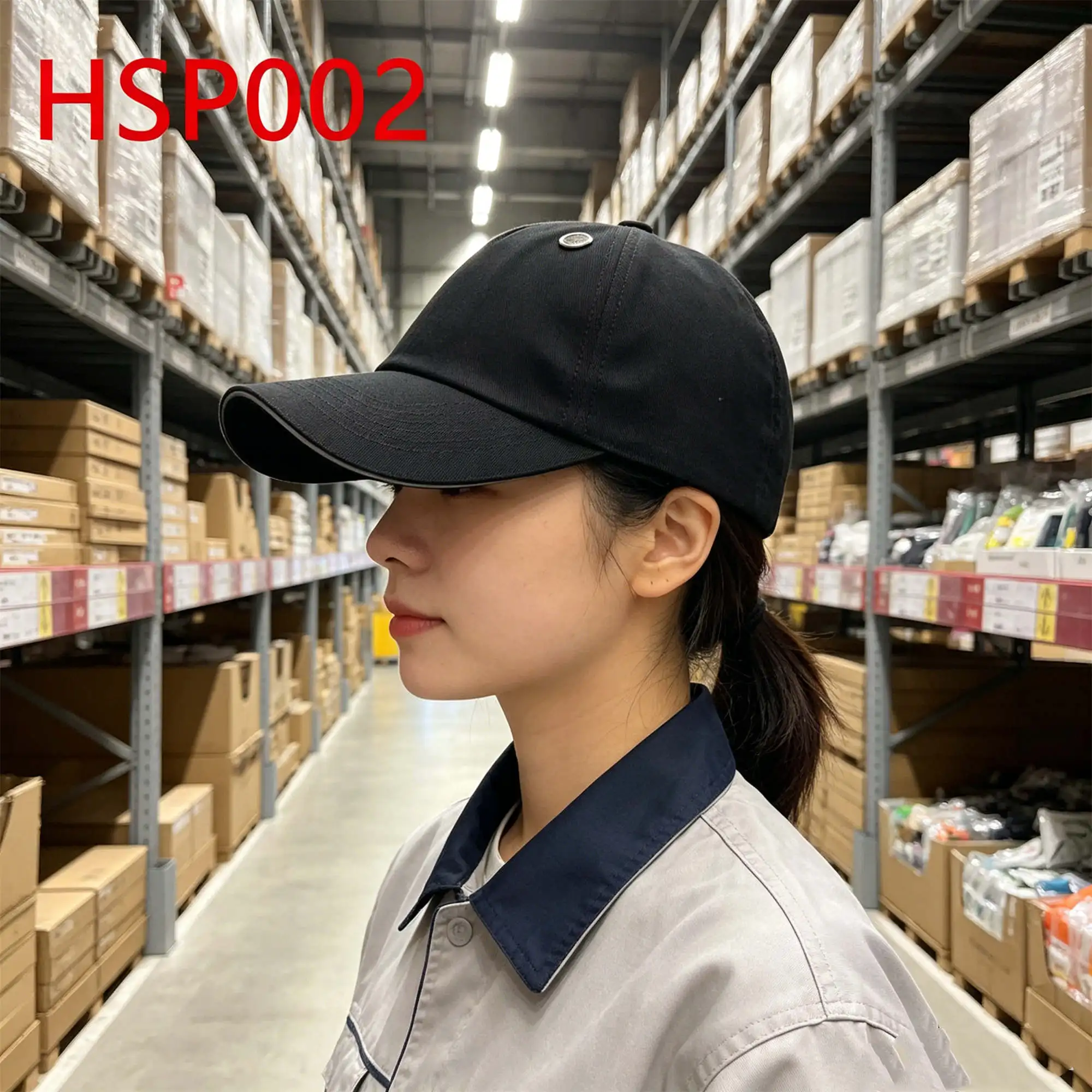 ZYF,Low-risk Workplace Fall protection Black Work Bump Caps for Sale Auto Repair Shop Reduce air Resistance Safety Helmet HSP002