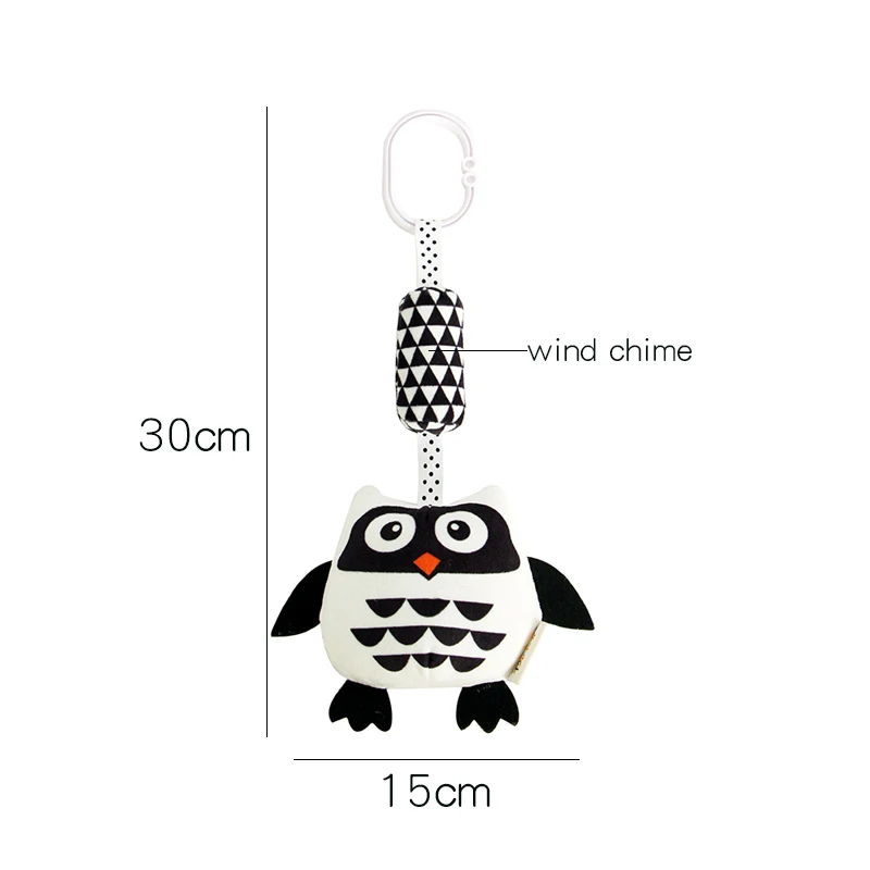 New black and white wind bell insect modeling bed hanging baby hanging toys N010