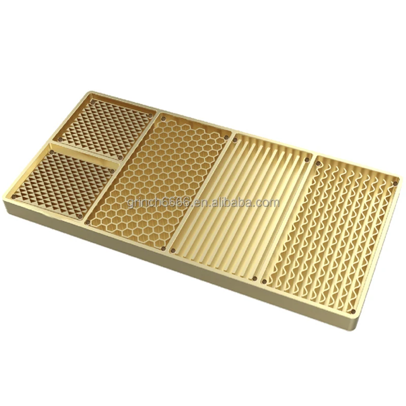 Brass Ice Tray Square Cocktails Ice Stamp Tray Cocktails Whiskey Ice Tray  BD