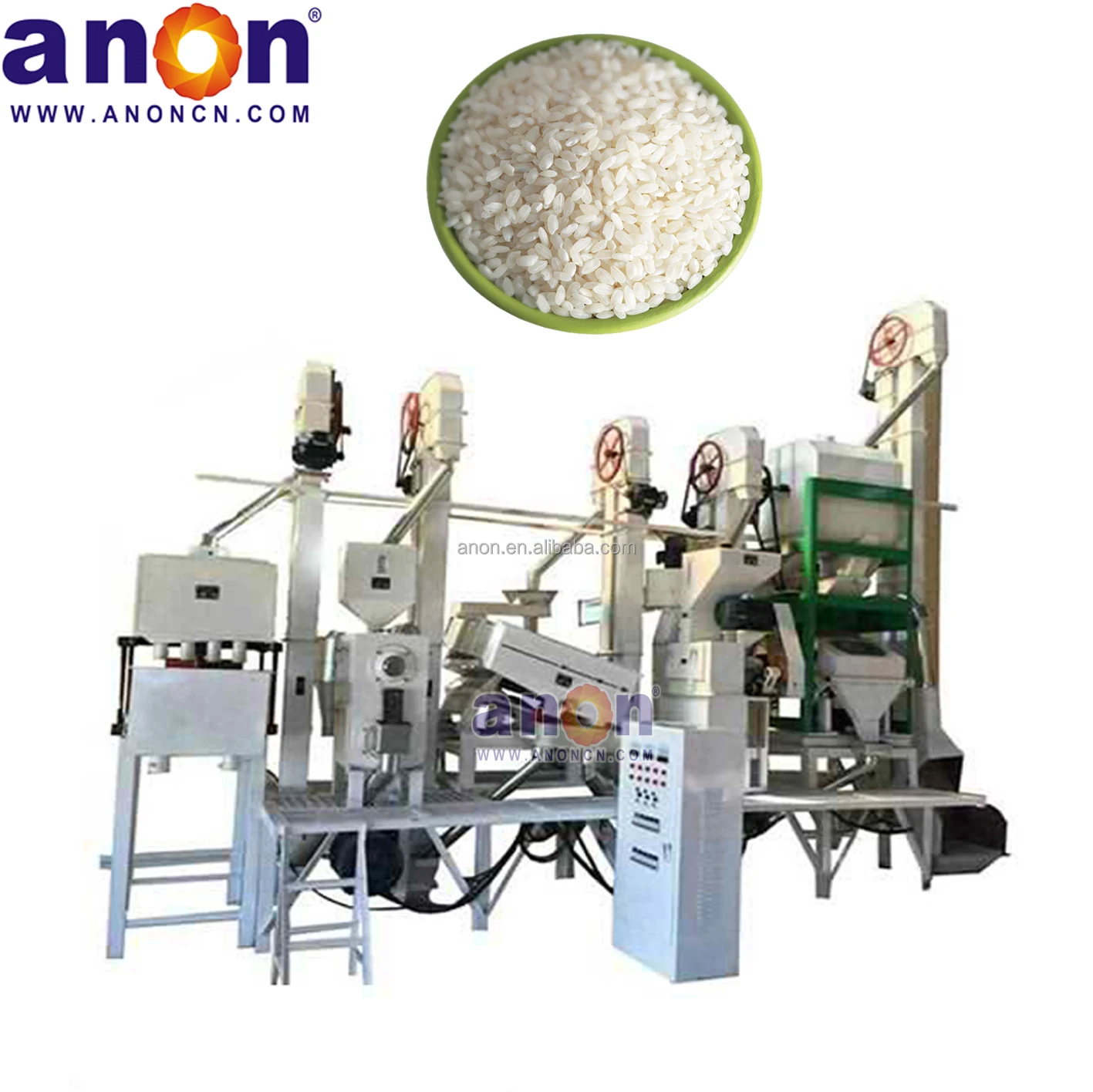  20-30 TPD Automatic Complete Rice Mill Plant High Polished Whole Rate Rice Mill Semi Auto Rice Mill