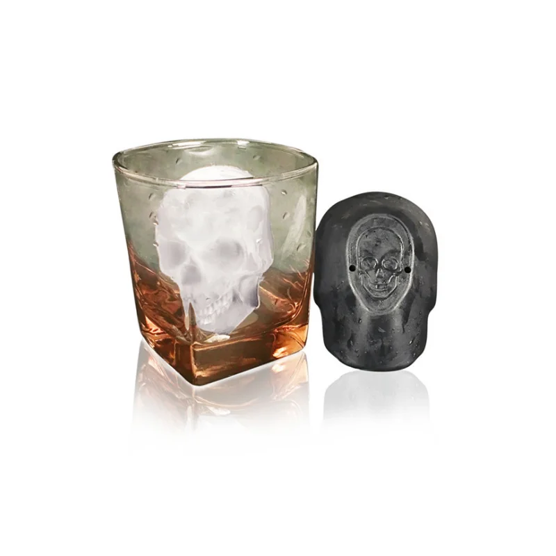 Skull Ice Molds for Whiskey