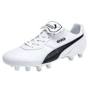 New Large Size Low Cut Men's Football Shoes Broken Nails Men's Sports Shoes Student Training Shoes Non-slip Soccer