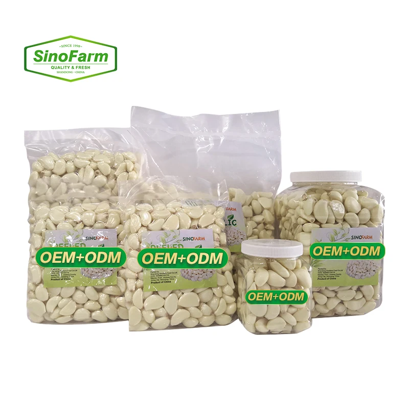 China Peeled Garlic Cloves Factory Good Quality Nude Garlic Organic Normal White Garlic Peeled