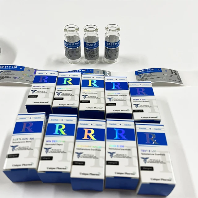 custom 10ml vial box test c injection packaging paper box