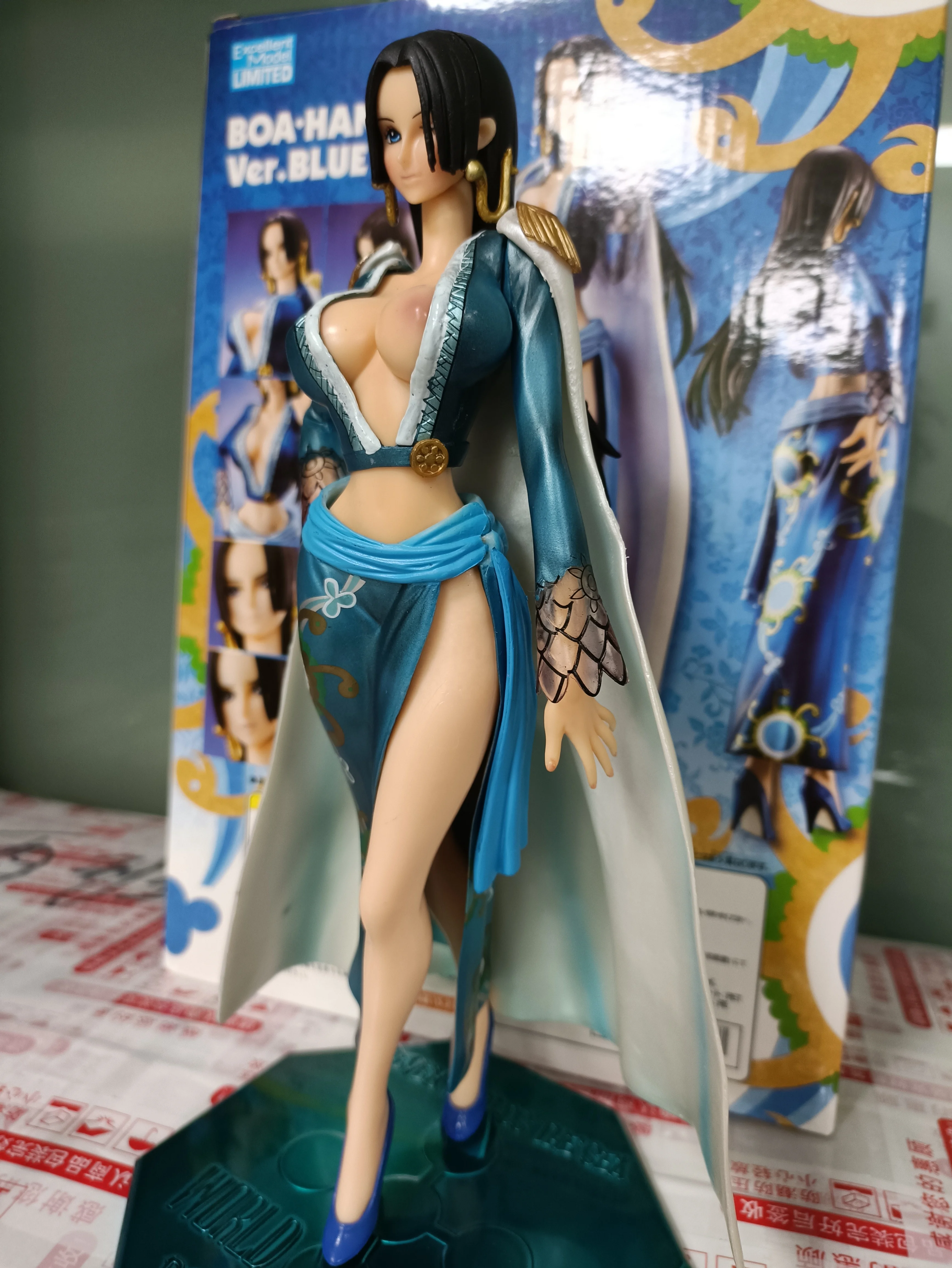 Megahouse Excellent Model One Piece POP NEO-EX Boa Hancock Blue 1