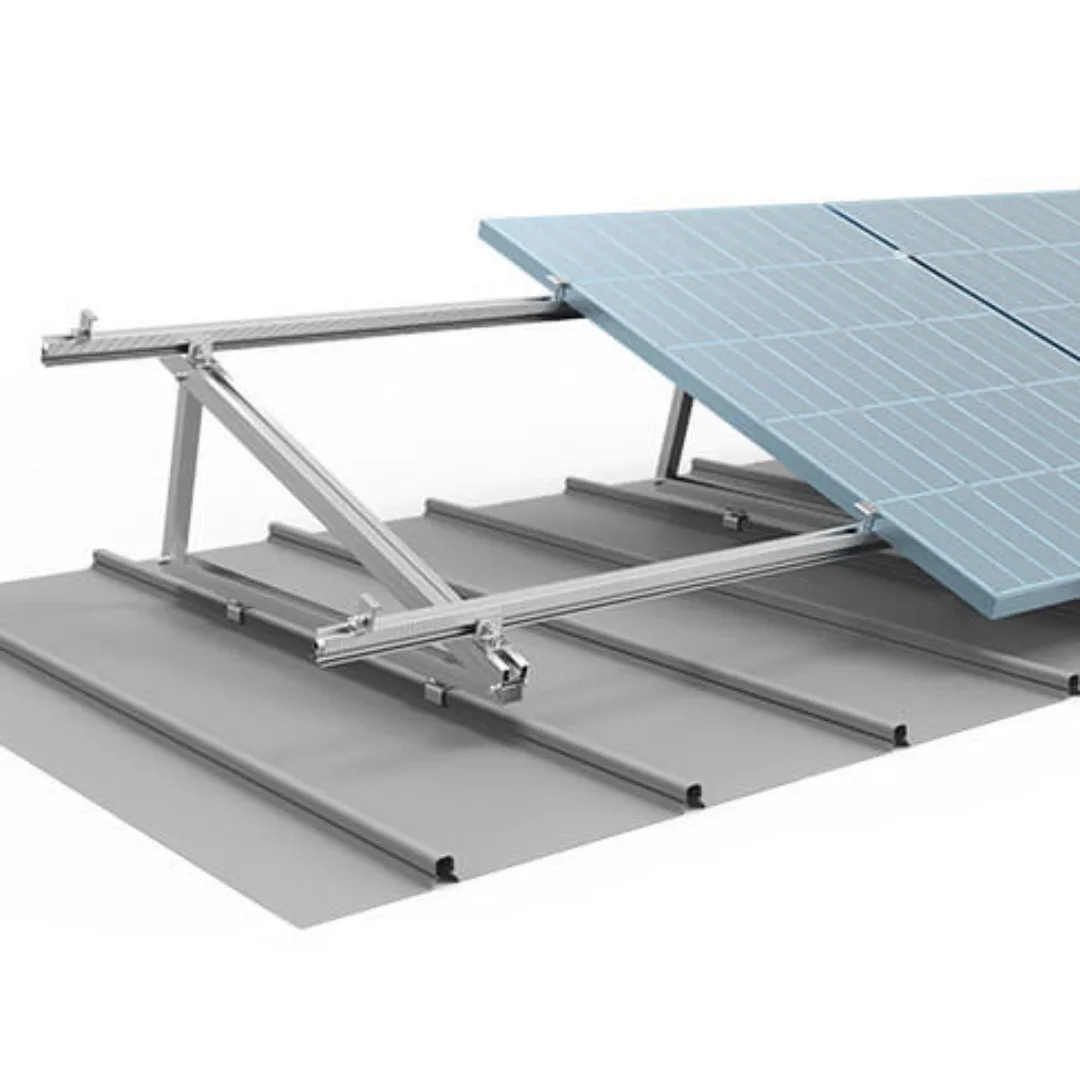 Solar Support Tripod Flat Roof Triangle Folding Solar Panel Energy Bracket Racking Mounting