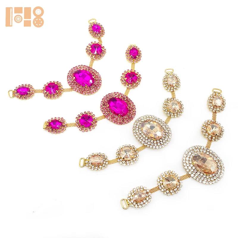 Hot Pink Luxury Dress Fastener Hook Corset Crystal Rhinestone Alloy Gold  Plated Buckles Fashionable Jewelry Shoes Belts Bags| Alibaba.com