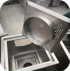 Durable SUS 304 Stainless Steel Floor Drain Customized Trench Grate for Food and Slaughter Processing Plants
