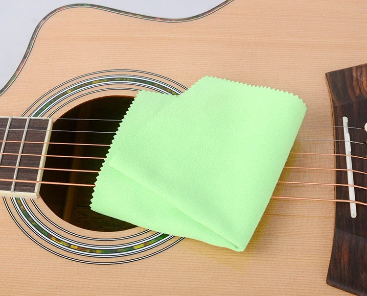 Suede Cloth Guitar Accessories Brass Instrument Cleaning Cloth