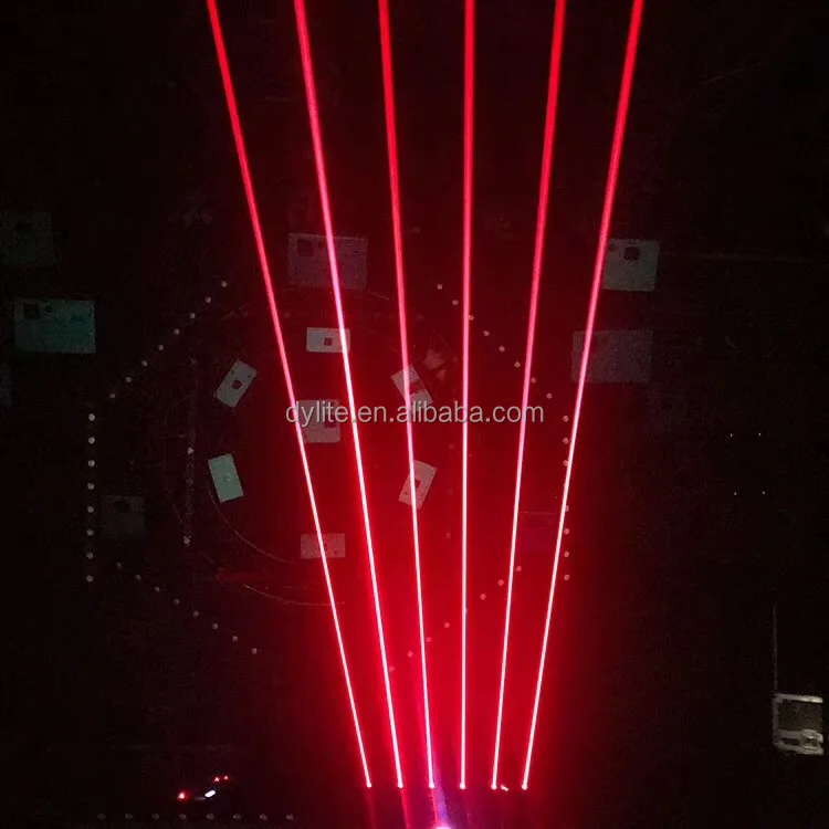 3in1 6 Eyes Laser 500mw Wide Moving Head Light Beam Rgb Laser Light For