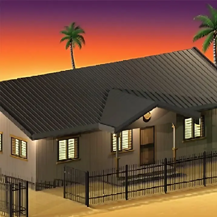 Modern Luxury Light Steel Prefabricated Villa Full House Solar Powered Waterproof for Living Room Kitchen Bedroom Bathroom