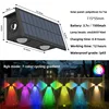 Luz de tres lados con 4 LED de color.