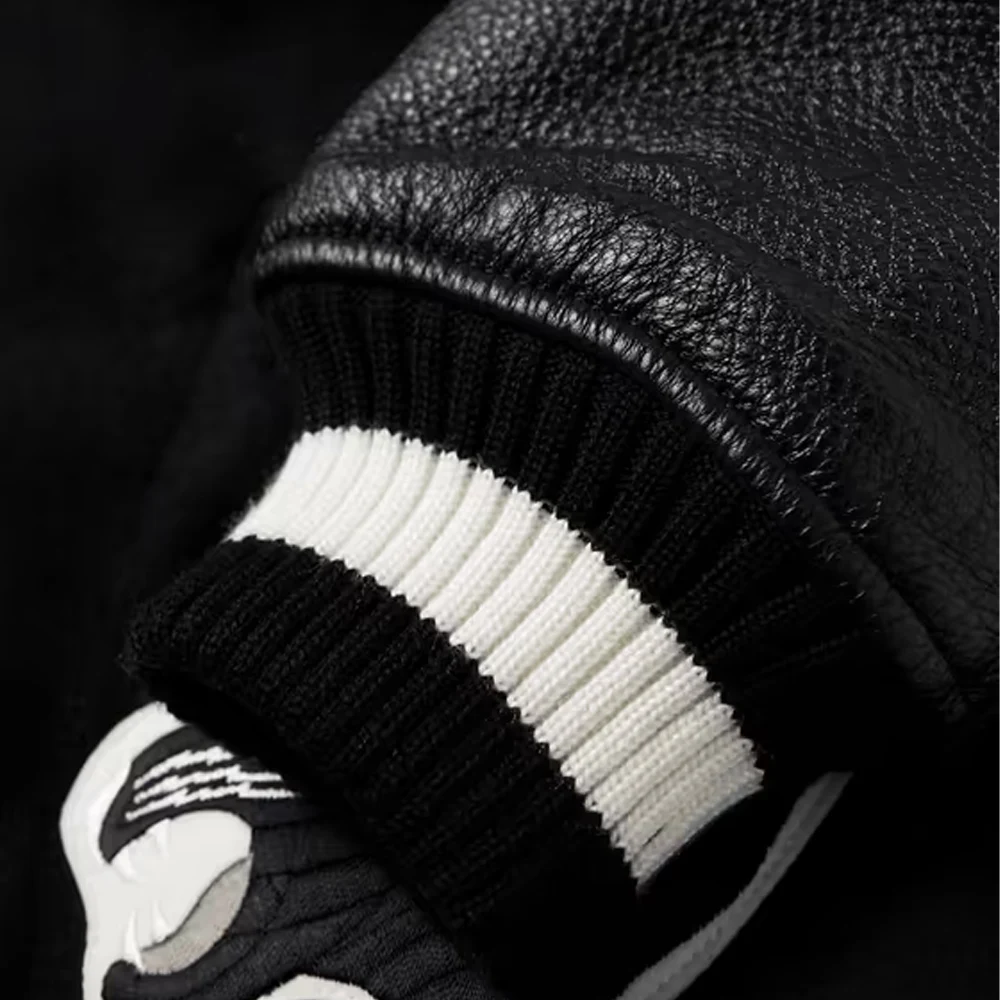 High-Quality Towel Men's Windbreaker Patch Embroidered Custom Letter Varsity Baseball Jacket For Men_voghion.com