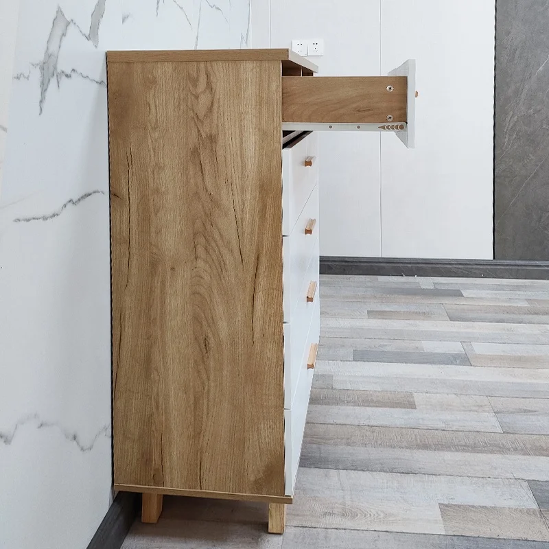 Деревянный шкаф с 6 ящиками комод выдвижными деревянный для хранения шкафы мебель