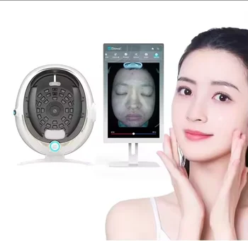 2025 Multi-language Bitmoji Visia Skin Analysis for Sale Face Facial Scanner Skin Analyzer Machine for Beauty Salon