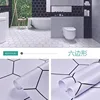 Floor sticker-white hexagon