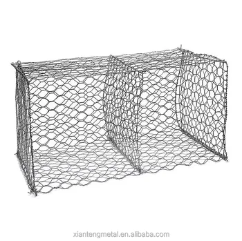 Cheap for flood protection slope with high quality PVC coating galvanized 1x1x1 hexagonal mesh stone cage suppliers