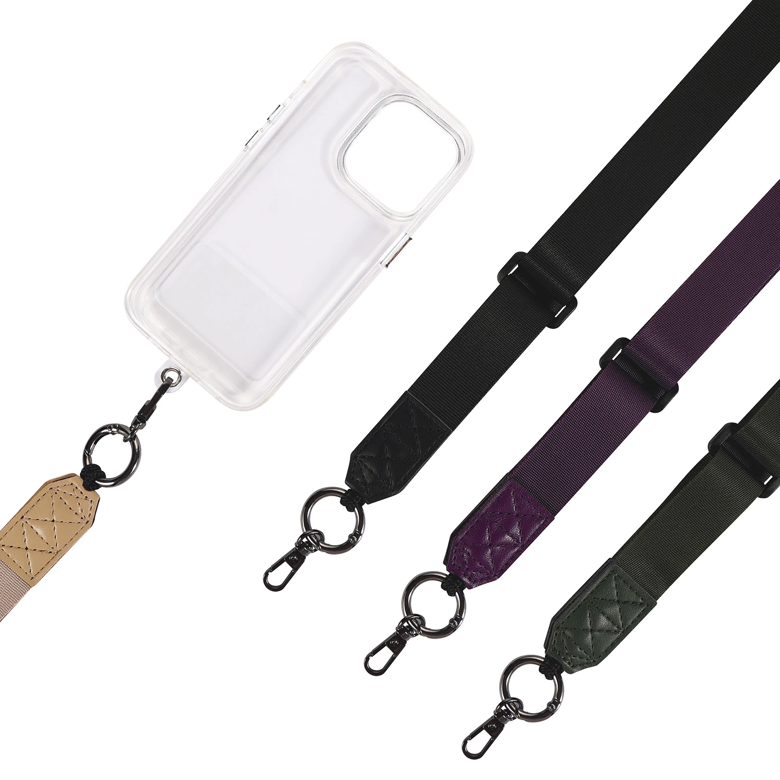 Custom Universal Adjustable Nylon Cross Body Cell Phone Lanyard Rope ...