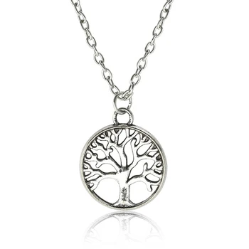 Retro Life Tree Pendant Personality Peace Tree Clavicle Chain Necklace Women Female Ornaments Necklace Women