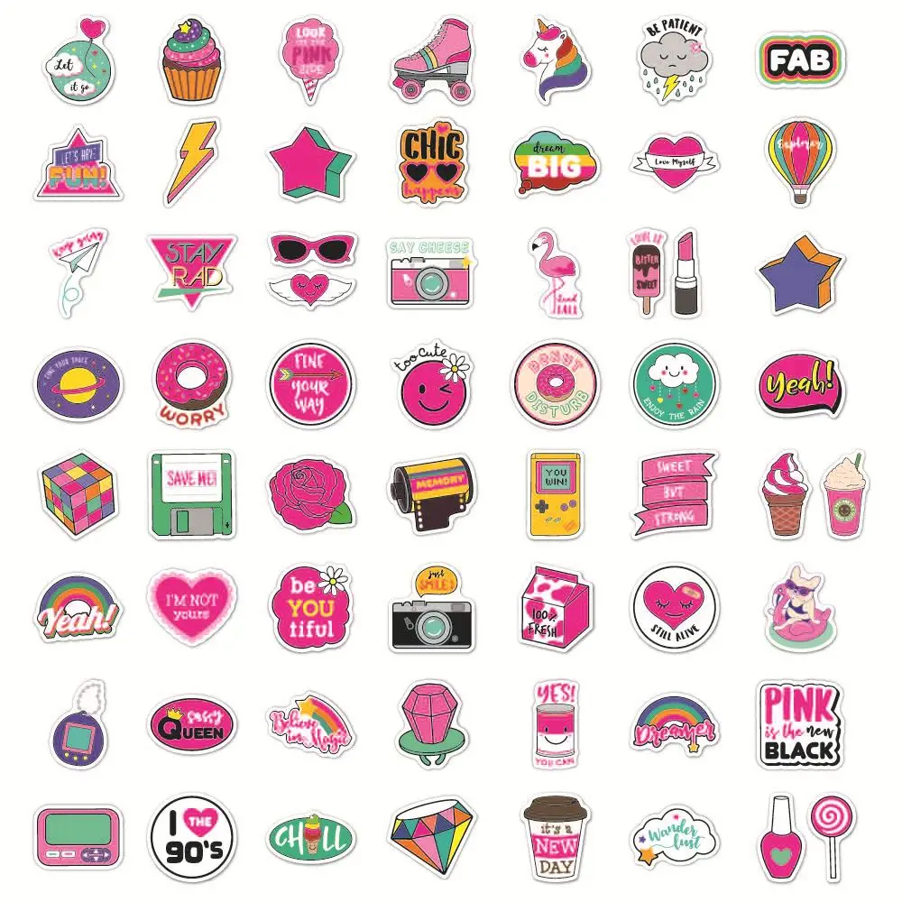 Emoticon stickers, klein formaat, 100 stuks, voor laptop, fiets