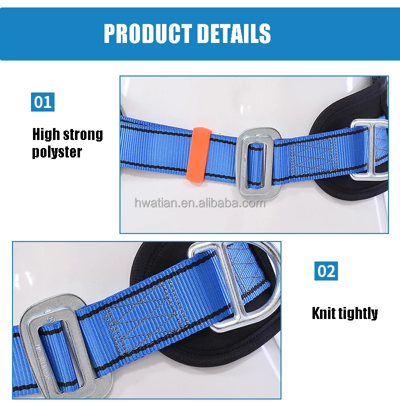 Outdoor Construction Portable Adjustment Thickness Climbing Safety Belts Electrical Safety Belt Industrial