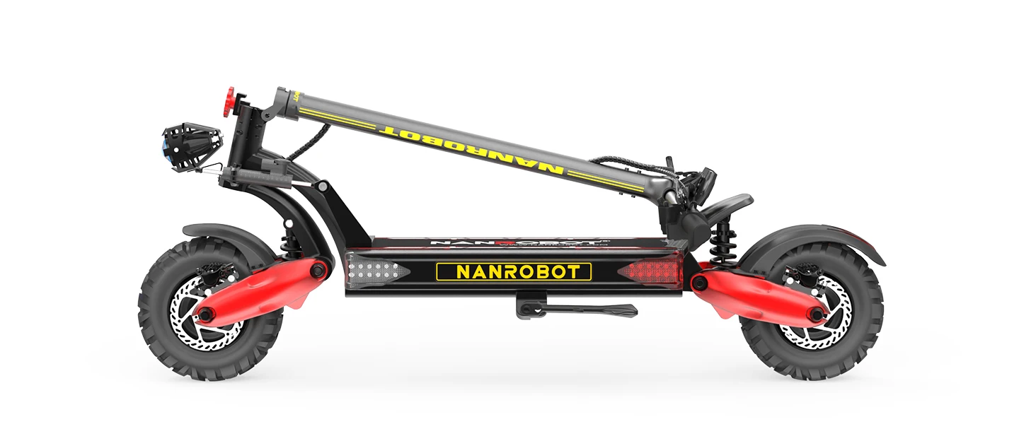 Adult Foldable Fast Speed Motor Electric Scooter Generator High Quality Electric Scooterx2 Nanrobot LS7+ 60v Black Electronic Ce
