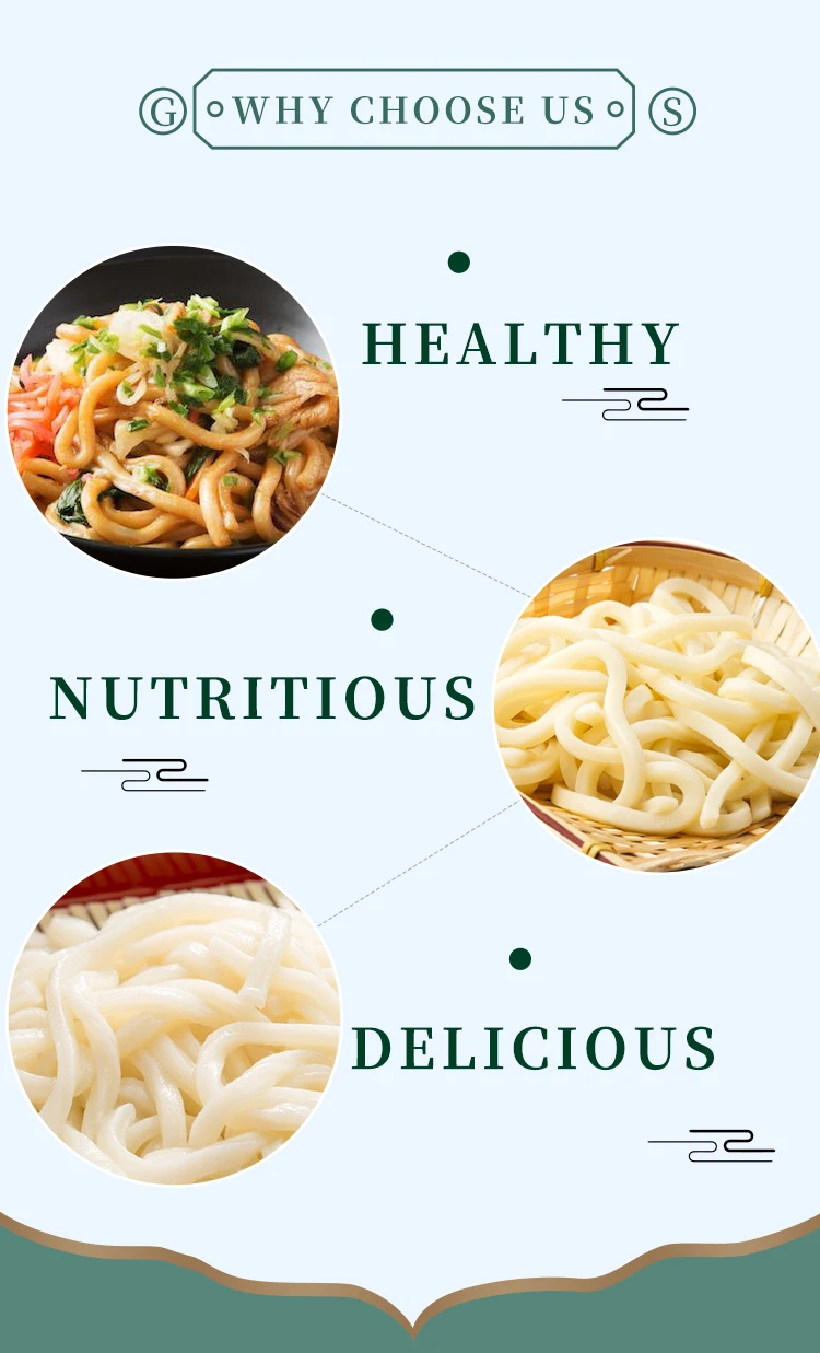 Japanese Fresh Ramen Udon Noodles Japanese Traditional Fresh/frozen