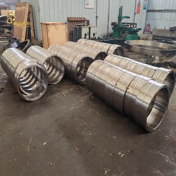 C45 50Mn 42CrMo Quenching and Tempering Heatment Steel Forging Rings for Slewing Bearings