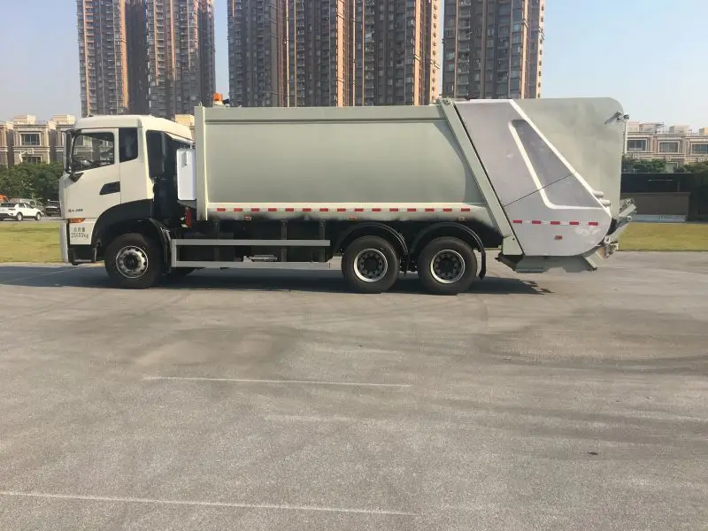 EQ5253ZYSS6 rear loading compression garbage truck Dongfeng sanitation and transportation truck
