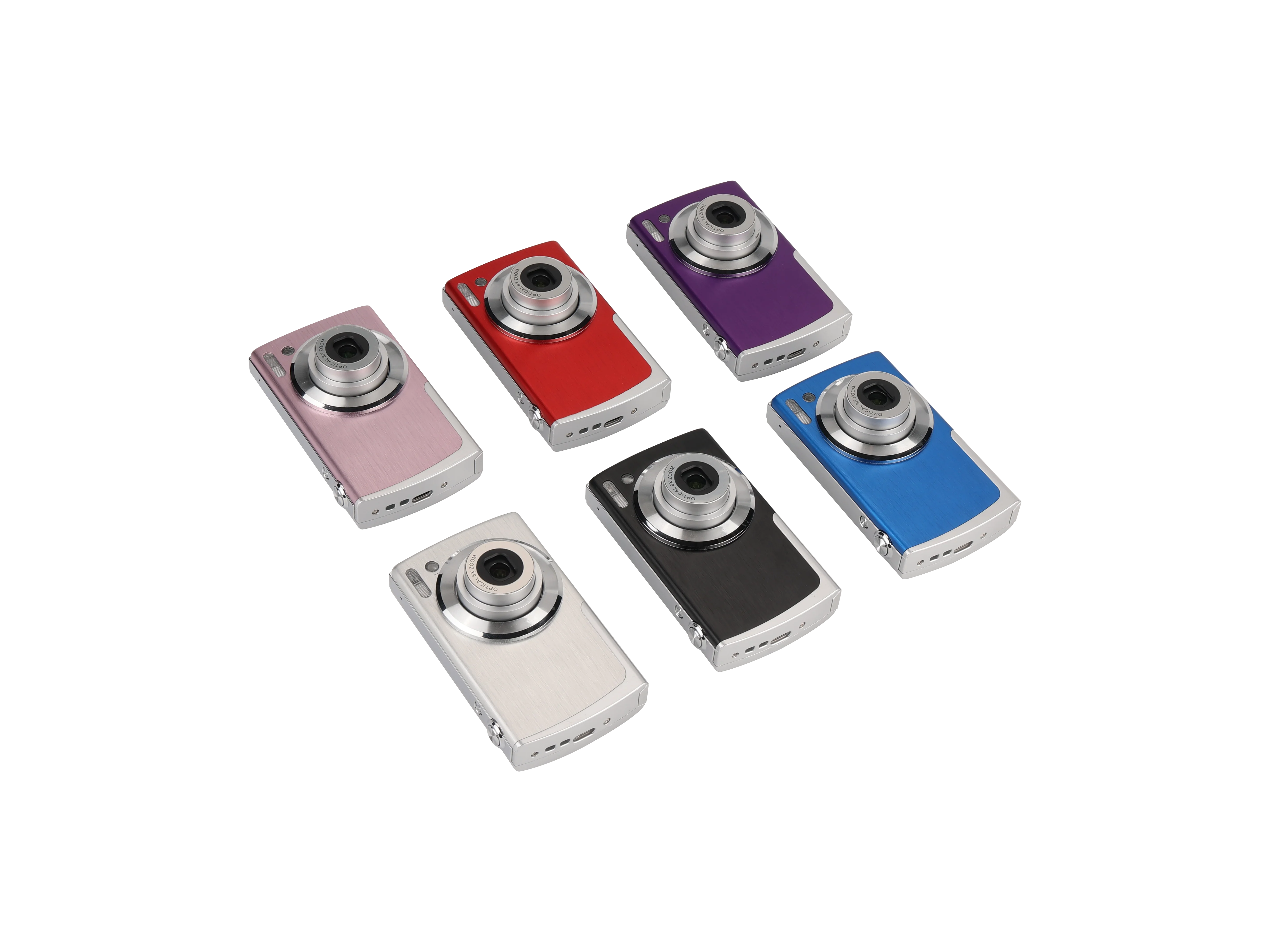 Portable  2.7 Inch TFT CMOS Sensor 8.0 Mega Pixels 8X Optical Zoom Lens Digital Camera