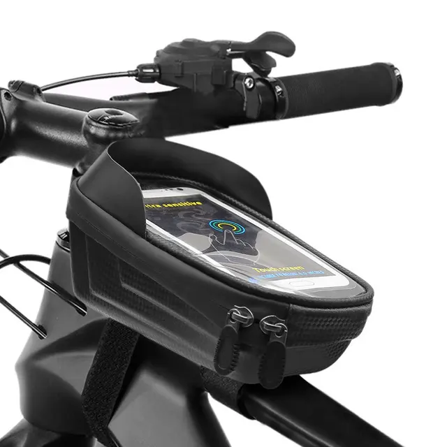 Howlighting Custom Bike Phone Front Frame Bag Waterproof Bike Phone Mount Top Tube Bag Bike Phone Case Holder Bicycle Bag